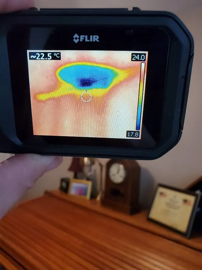 Thermal imaging inspection for water damage in Mapleton